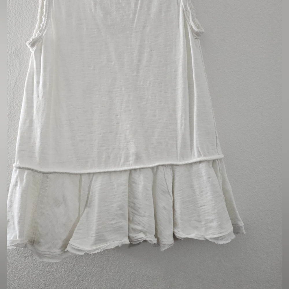 We The Free White Sleeveless Tiered Tank Top - Picture 7 of 13